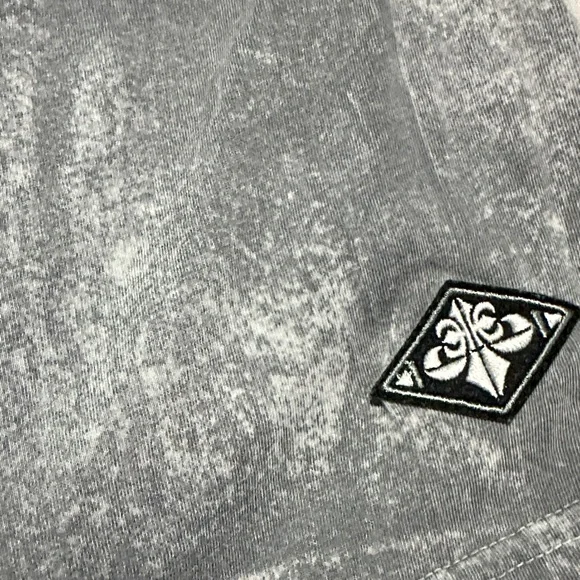 Affliction Gray T-Shirt with Patch and Stitch Detail - Picture 7 of 7